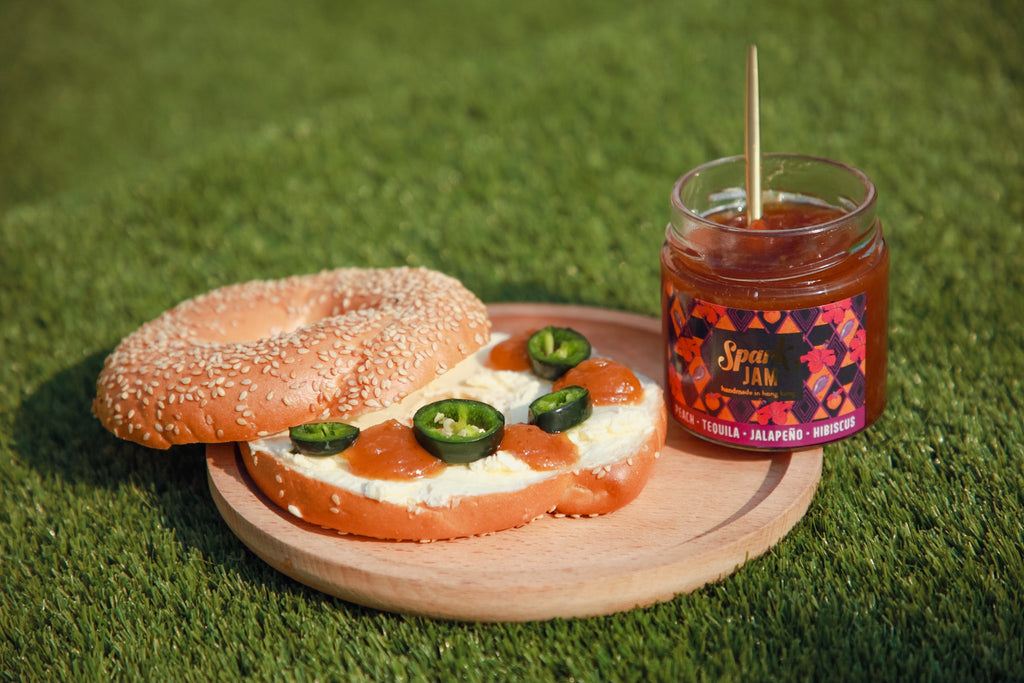 Spark Peach Jam with Tequila