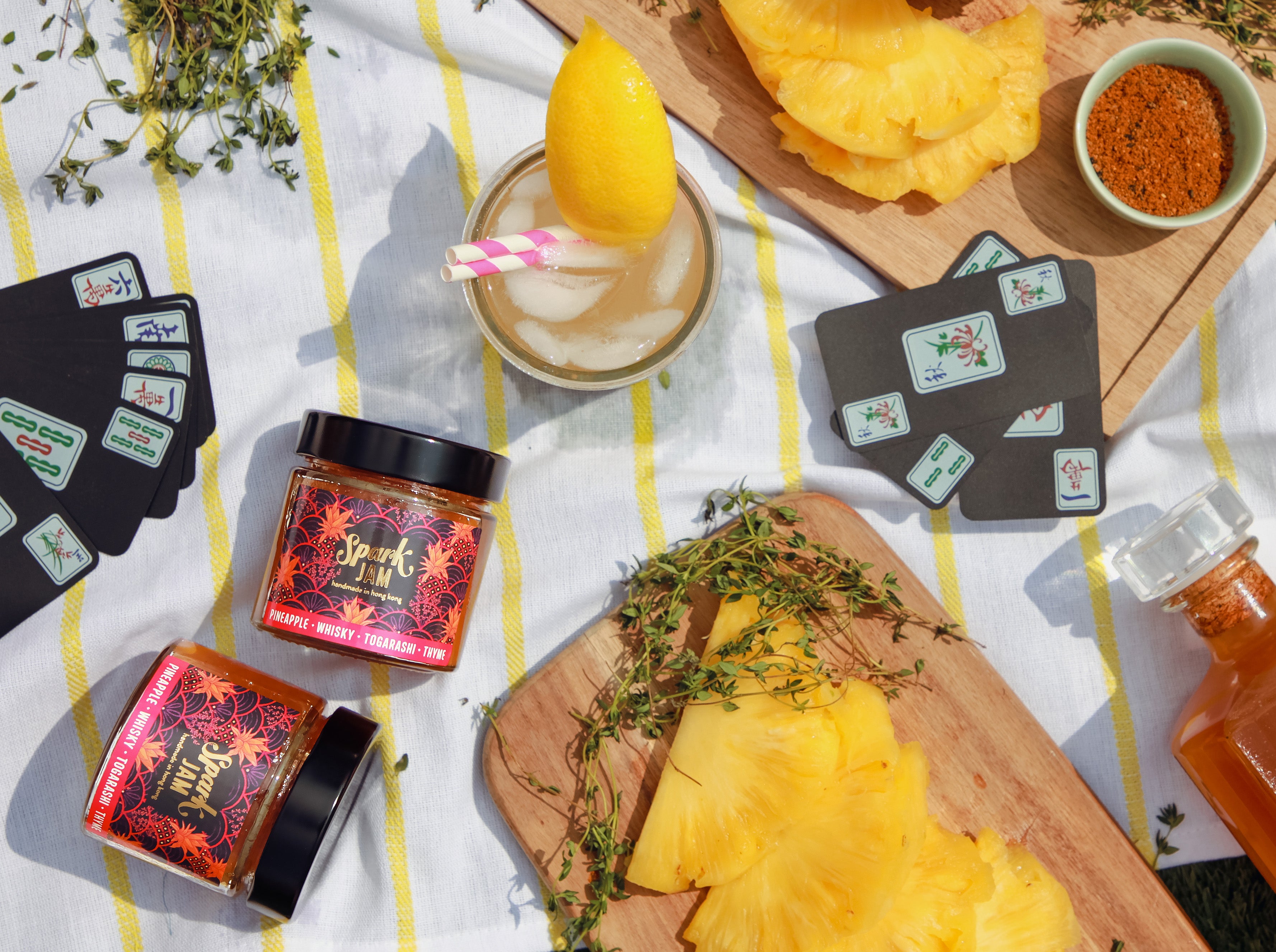 Spark Pineapple Jam with Whisky