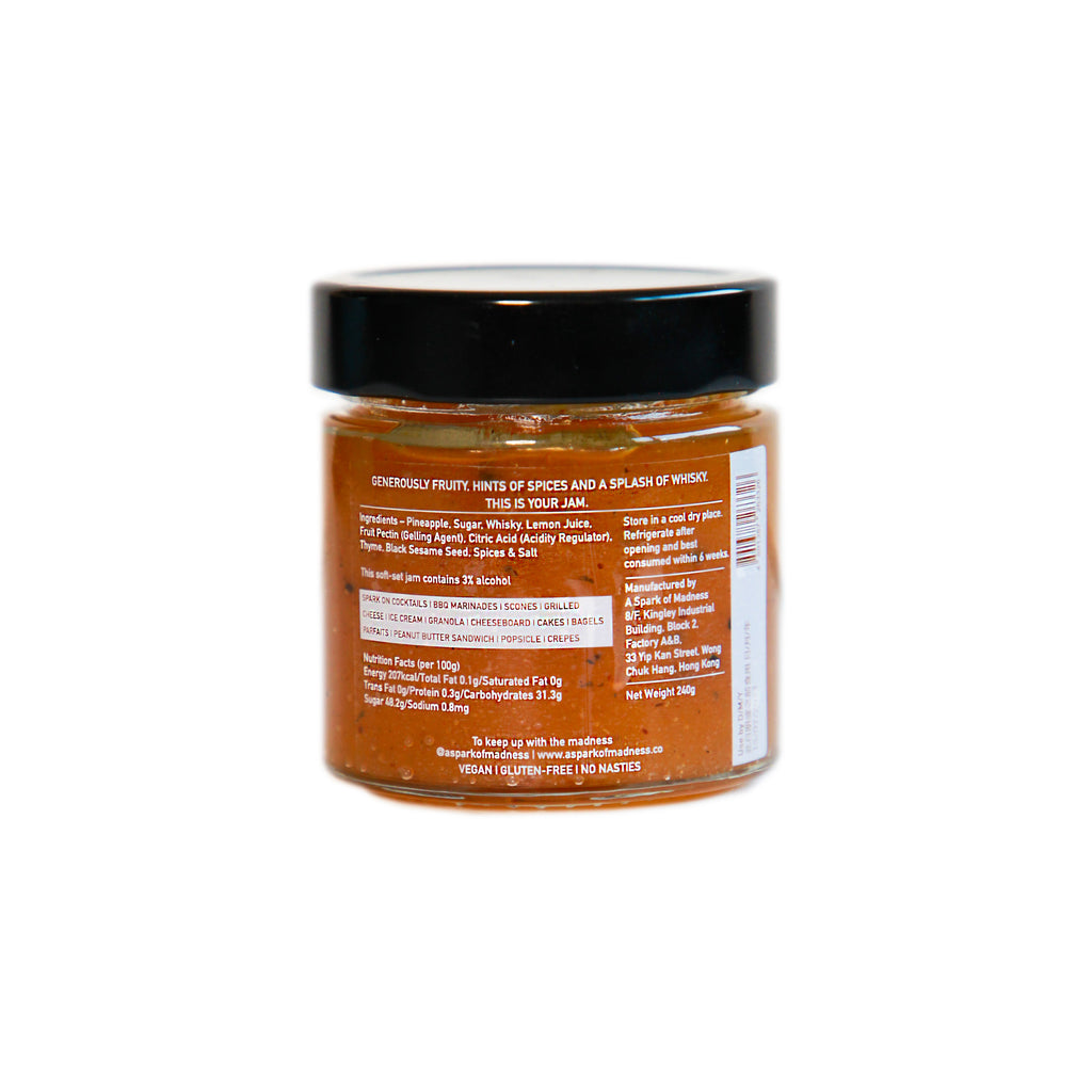 Spark Pineapple Jam with Whisky