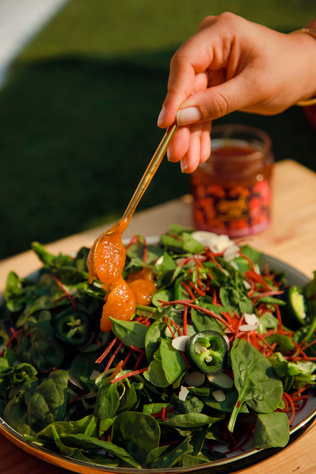 Spark Peach Jam with Tequila